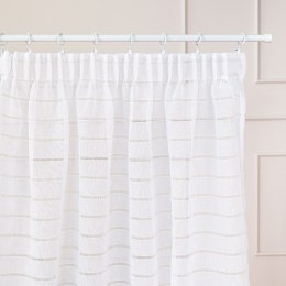 Firana gotowa na taśmie, 250x140cm, kolor biały 424088/FGT/001/140250/1