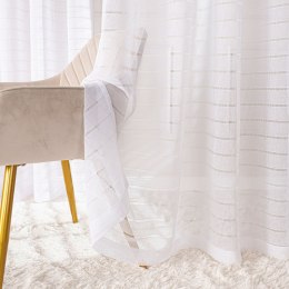 Firana gotowa na taśmie, 250x140cm, kolor biały 424088/FGT/001/140250/1