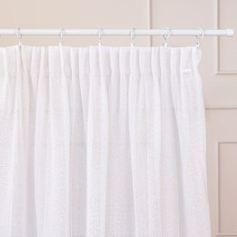 Firana gotowa na taśmie, 250x140cm, kolor biały 424118/FGT/001/140250/1