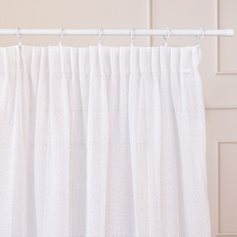 Firana gotowa na taśmie, 250x140cm, kolor biały 424118/FGT/001/140250/1 Firana gotowa na taśmie, 250x140cm, kolor biały 424118/FGT/001/140250/1