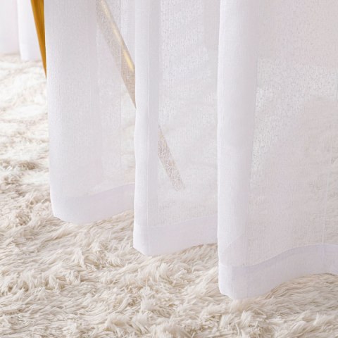 Firana gotowa na taśmie, 250x140cm, kolor biały 424118/FGT/001/140250/1 Firana gotowa na taśmie, 250x140cm, kolor biały 424118/FGT/001/140250/1
