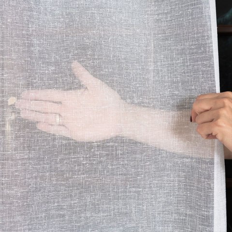 Firanka fantazyjna, wys.150cm, kolor biały z błyskiem 000559/000/001/000150/1