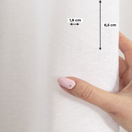 Firanka fantazyjna z ołowianką, wys. 300cm, kolor biały 424083/OLO/001/000300/1