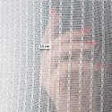 Firanka fantazyjna z ołowianką, wys. 300cm, kolor 004 biały ze srebrną nitką 002047/OLO/004/000300/1