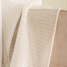 Firanka fantazyjna z ołowianką, wys. 300cm, kolor 120 kremowy ze złotą nitką 002047/OLO/120/000300/1