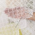 Firanka żakardowa ze wzorem po całośc, wys. 250cm, kolor biały 131010/000/001/000250/1