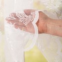 Firanka żakardowa ze wzorem po całości, wys. 175cm, kolor biały 022130/000/001/000175/1