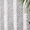 Firanka żakardowa ze wzorem po całości, wys. 270cm, kolor biały 361090/000/001/000270/1