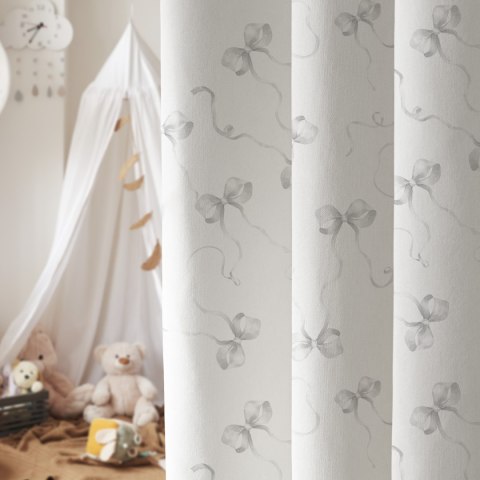 KOKARDY Tkanina dekoracyjna typu MILAS, szer. 165cm, kolor 005 jasny szary D00372/MIL/005/165000/1