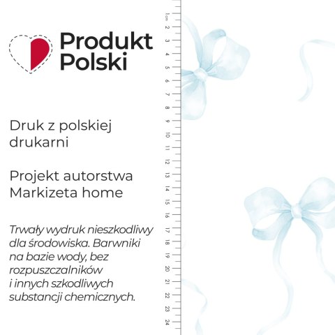 KOKARDY Tkanina dekoracyjna typu MILAS, szer. 165cm, kolor 007 niebieski D00372/MIL/007/165000/1