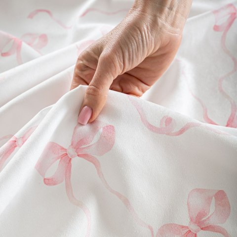 KOKARDY Tkanina dekoracyjna typu MILAS, szer. 165cm, kolor 013 pastelowo-różowy D00372/MIL/013/165000/1