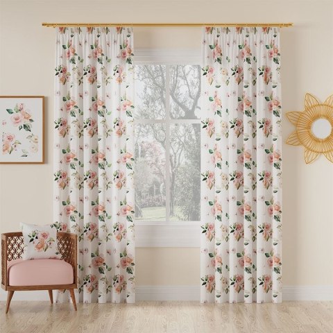 LANOSA Tkanina dekoracyjna typu MILAS, szer. 165cm, kolor 013 różowy D00002/MIL/013/165000/1