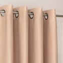 MILAS SOFT Zasłona gotowa na przelotkach, 250x140cm, kolor 006 kawowy MILAS1/ZGP/006/140250/1