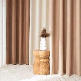 MILAS SOFT Zasłona gotowa na przelotkach, 250x140cm, kolor 006 kawowy MILAS1/ZGP/006/140250/1