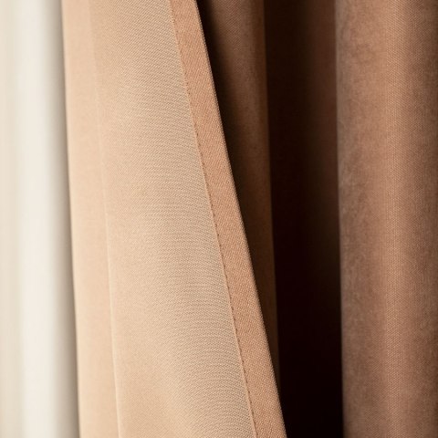 MILAS SOFT Zasłona gotowa na przelotkach, 250x140cm, kolor 007 ciemny kawowy MILAS1/ZGP/007/140250/1 MILAS SOFT Zasłona gotowa na przelotkach, 250x140cm, kolor 007 ciemny kawowy MILAS1/ZGP/007/140250/1
