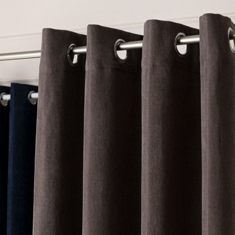 MILAS SOFT Zasłona gotowa na przelotkach, 250x140cm, kolor 032 brązowo szary MILAS1/ZGP/032/140250/1 MILAS SOFT Zasłona gotowa na przelotkach, 250x140cm, kolor 032 brązowo szary MILAS1/ZGP/032/140250/1