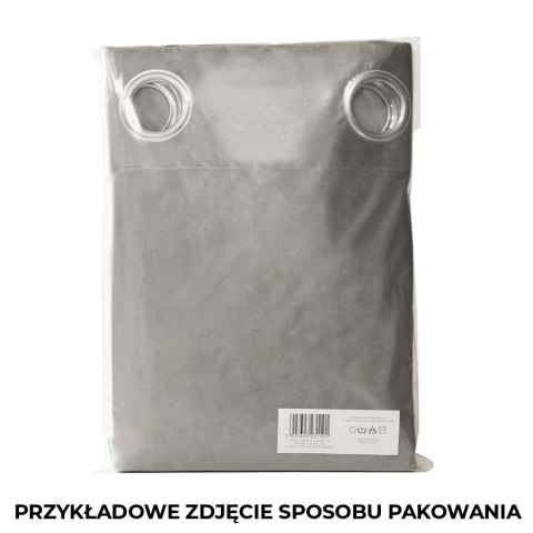 MILAS SOFT Zasłona gotowa na przelotkach, 250x140cm, kolor 032 brązowo szary MILAS1/ZGP/032/140250/1 MILAS SOFT Zasłona gotowa na przelotkach, 250x140cm, kolor 032 brązowo szary MILAS1/ZGP/032/140250/1