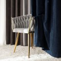 MILAS SOFT Zasłona gotowa na przelotkach, 250x140cm, kolor 038 granatowy MILAS1/ZGP/038/140250/1