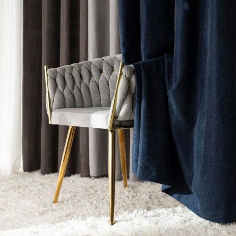 MILAS SOFT Zasłona gotowa na przelotkach, 250x140cm, kolor 038 granatowy MILAS1/ZGP/038/140250/1 MILAS SOFT Zasłona gotowa na przelotkach, 250x140cm, kolor 038 granatowy MILAS1/ZGP/038/140250/1