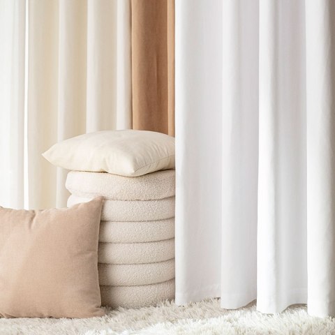 MILAS SOFT Zasłona gotowa na przelotkach, 250x140cm, kolor 050 biały MILAS1/ZGP/050/140250/1 MILAS SOFT Zasłona gotowa na przelotkach, 250x140cm, kolor 050 biały MILAS1/ZGP/050/140250/1
