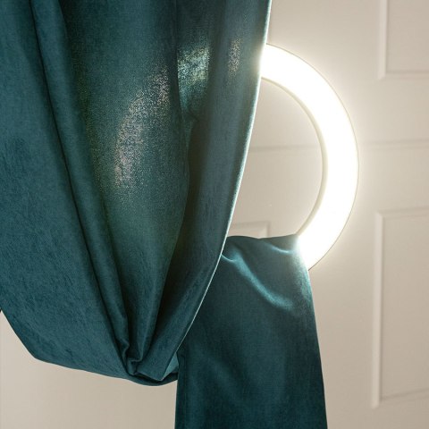 MILAS SOFT Zasłona gotowa na przelotkach, 250x140cm, kolor 768 ciemny turkusowy; petrol MILAS1/ZGP/768/14 MILAS SOFT Zasłona gotowa na przelotkach, 250x140cm, kolor 768 ciemny turkusowy; petrol MILAS1/ZGP/768/14