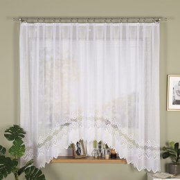 MODESTA Firanka żakardowa gotowa, 180x300cm, kolor biały 017173/FBL/001/300180/1