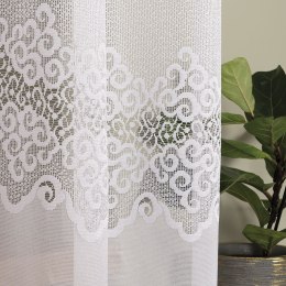 MODESTA Firanka żakardowa gotowa, 180x300cm, kolor biały 017173/FBL/001/300180/1