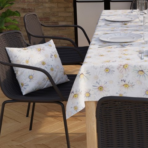 STOKROTKI Tkanina dekoracyjna NINA WODOODPORNA, szer. 160cm, kolor biały D00206/NIW/001/160000/1