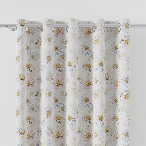 STOKROTKI Tkanina dekoracyjna NINA WODOODPORNA, szer. 160cm, kolor biały D00206/NIW/001/160000/1