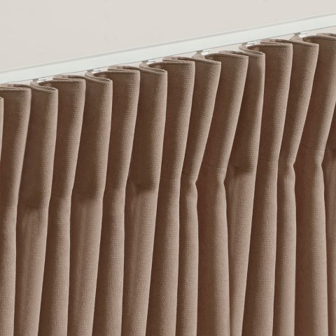 Taśma C1348M"ołówek" 10cm, marszczenie 1:2,5, transparentna TASMAY/ZP5/250/010000/1