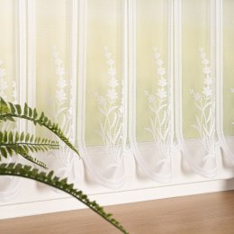 Zazdrostka żakardowa panelowa, wys. 40cm, kolor biały 023428/000/001/000040/1