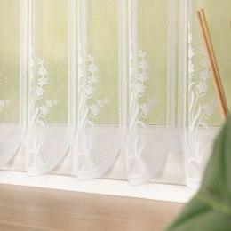 Zazdrostka żakardowa panelowa, wys. 80cm, kolor biały 023428/000/001/000080/1