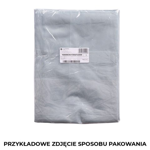 BASIC Zasłona gotowa na przelotkach, 145x300cm, kolor 002 szary TD0005/ZGP/002/145300/1