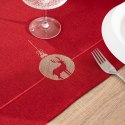 BŁYSZCZĄCY RENIFER Bieżnik z haftem, 40x140cm, kolor 003 czerwony 295157/KSP/L03/040140/1 BŁYSZCZĄCY RENIFER Bieżnik z haftem, 40x140cm, kolor 003 czerwony 295157/KSP/L03/040140/1