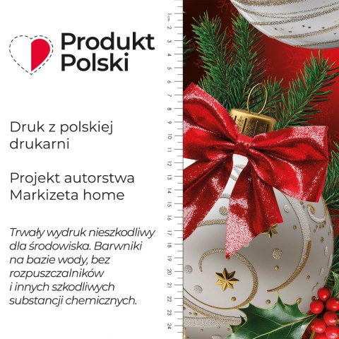 BOMBKI ZE ZŁOTYM Tkanina dekoracyjna NINA WODOODPORNA, szer. 160cm, kolor czerwony DBN332/NIW/003/160000/1 BOMBKI ZE ZŁOTYM Tkanina dekoracyjna NINA WODOODPORNA, szer. 160cm, kolor czerwony DBN332/NIW/003/160000/1