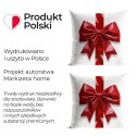 BROKATOWA KOKARDA Poszewka dekoracyjna VELVET, 40x40cm, kolor biały PBN333/POP/001/040040/1 BROKATOWA KOKARDA Poszewka dekoracyjna VELVET, 40x40cm, kolor biały PBN333/POP/001/040040/1
