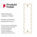 CHOINKI, ZIMOWA OPOWIEŚĆ Bieżnik NINA WODOODPORNA, 38x140cm, kolor biały PBN336/KSP/C01/038140/1