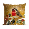 ELEGANCKI RUDZIK Poszewka dekoracyjna VELVET, 40x40cm, kolor 014 złoto-brązowy PBN339/POP/014/040040/1
