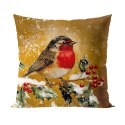ELEGANCKI RUDZIK Poszewka dekoracyjna VELVET, 40x40cm, kolor 014 złoto-brązowy PBN339/POP/014/040040/1