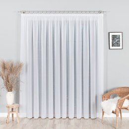 Firanka fantazyjna z ołowianką, wys. 300cm, kolor 010 biały 031671/000/010/000300/1