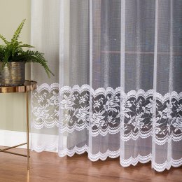 Firanka żakardowa, wys. 250, kolor biały, 574245/000/001/000250/1