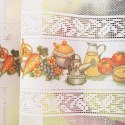 Firanka żakardowa ze wzorem pasowym, wys. 160cm, kolor 621 z zielonym 007972/000/621/000160/1 Firanka żakardowa ze wzorem pasowym, wys. 160cm, kolor 621 z zielonym 007972/000/621/000160/1