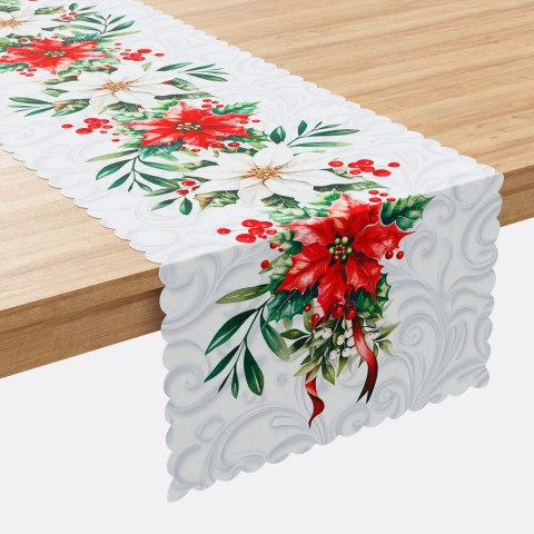 GWIAZDA BETLEJEMSKA Bieżnik NINA WODOODPORNA, 38x140cm, kolor biały PBN343/KSP/C01/038140/1 GWIAZDA BETLEJEMSKA Bieżnik NINA WODOODPORNA, 38x140cm, kolor biały PBN343/KSP/C01/038140/1