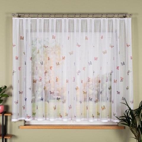 MOTYLKI Firanka żakardowa 023426, wys. 160cm, kolor biały D00310/000/001/000160/1