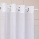 NALA Firana gotowa na przelotkach, 240x140cm, kolor biały 002022/ZGP/001/140240/1