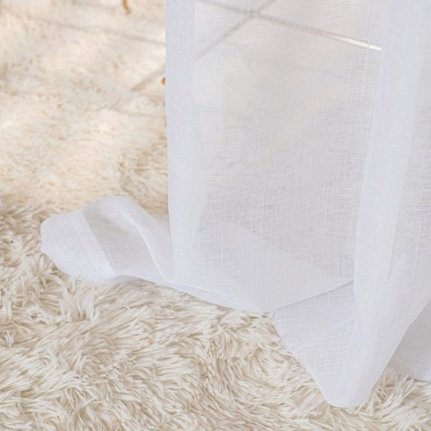 NALA Firana gotowa na przelotkach, 240x140cm, kolor biały 002022/ZGP/001/140240/1 NALA Firana gotowa na przelotkach, 240x140cm, kolor biały 002022/ZGP/001/140240/1