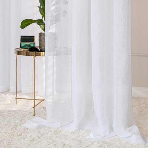 NALA Firana gotowa na przelotkach, 250x200cm, kolor biały 002022/ZGP/001/200250/1 NALA Firana gotowa na przelotkach, 250x200cm, kolor biały 002022/ZGP/001/200250/1