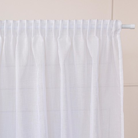 NALA Firana gotowa na taśmie, 240x140cm, kolor biały 002022/ZGT/001/140240/1 NALA Firana gotowa na taśmie, 240x140cm, kolor biały 002022/ZGT/001/140240/1