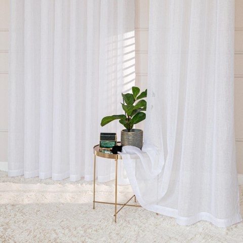NALA Firana gotowa na taśmie, 250x200cm, kolor biały 002022/ZGT/001/200250/1 NALA Firana gotowa na taśmie, 250x200cm, kolor biały 002022/ZGT/001/200250/1