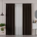 SERINA Tkanina dekoracyjna, wys. 300cm, kolor 052 ciemny brązowy 318744/TDP/052/000300/1
